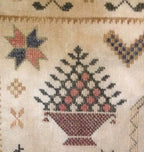 MERRY WIND FARM "Sarah Ann Marven 1838"  Counted Cross Stitch Pattern  English Reproduction Sampler  Chart, Pattern Only