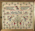 MERRY WIND FARM "Mist on the Mountain ~ Martha Ford's Work 1849"  Counted Cross Stitch Pattern  Reproduction Sampler  Chart, Pattern Only