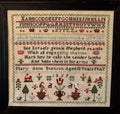 MERRY WIND FARM "Mary Anne Stenson 1859"  Counted Cross Stitch Pattern  A Reproduction Sampler  Chart, Pattern Only