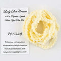 VANILLA ~ POM POMS Trim by Lady Dot Creates  2 Continuous Yards  Hand-Dyed  Finishing  Craft Project Trim