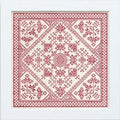 MODERN FOLK EMBROIDERY "Halsingland Blommor ~ A swedish Style Cushion Design" Counted Cross Stitch Pattern, Chart, Pattern Only