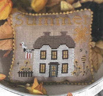 MANI DI DONNA "Seasons in a Cottage ~ Spring" Counted Cross Stitch Pattern, Chart, Pattern Only
