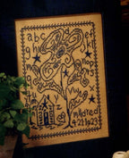 BLACKBIRD DESIGNS "Mildred's Sampler"  Counted Cross Stitch Pattern  Chart, Schoolgirl Sampler Series, Pattern Only
