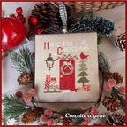 Crocette A Gogo  "Christmas Vintage Series #6 - Home For Christmas"  Counted Cross Stitch Pattern  Monthly Series, Paper Pattern