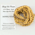SANDY GOLD ~ Pom Poms Trim by Lady Dot Creates  2 Continuous Yards  Hand-Dyed  Finishing  Craft Project Trim