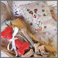 The Little Dog! by CROCETTE A GOGO  Counted Cross Stitch Pattern  Spring, Dog Bones, Pawprints, Pattern Only
