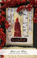 THE PRIMITIVE HARE "Hood and Wolf" Counted Cross Stitch Pattern, Chart, Pattern Only