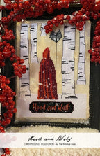 THE PRIMITIVE HARE "Hood and Wolf" Counted Cross Stitch Pattern, Chart, Pattern Only