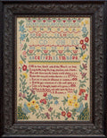 Hands Across the Sea Samplers "Sarah Reymes 1770" Counted Cross Stitch Pattern, A Reproduction Sampler, Chart, Pattern Only