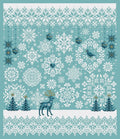 SHANNON CHRISTINE DESIGNS "Falling Snow" Counted Cross Stitch Pattern, Chart, Winter, Christmas, Pattern Only