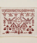 MODERN FOLK EMBROIDERY "Antje Meester 1785" Counted Cross Stitch Pattern, An Amsterdam Orphanage Sampler, Pattern Only