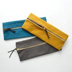BROOKLYN HABERDASHERY "Gimle Zippered Notions Case" Heavy Canvas From Japan, Leather Lace Tie, Handmade in Brooklyn