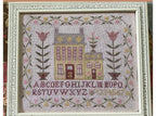 Pansy Patch Quilts and Stitchery "Tulip House Sampler" Counted Cross Stitch Pattern, Spring, Flowers, Pattern Only
