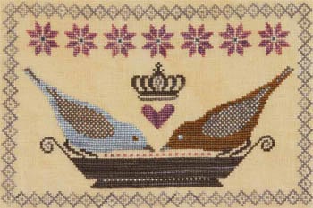 Noble Birdseed Banquet ~ Counted Cross Stitch Pattern,  Chart by Artful Offerings, Pattern Only