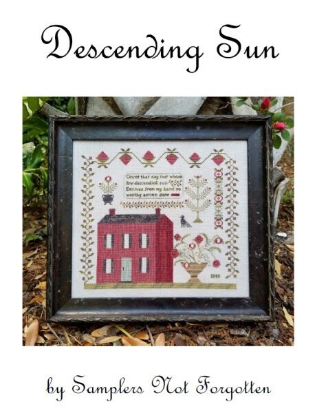 SAMPLERS NOT FORGOTTEN "Descending Sun" Counted Cross Stitch Pattern, Chart, Sampler, Pattern Only