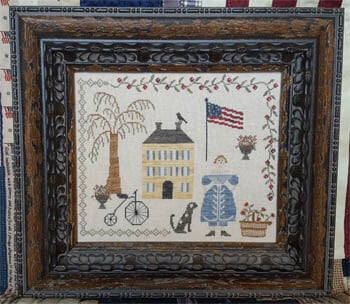 SAMPLERS NOT FORGOTTEN "Liberty" Counted Cross Stitch Pattern, Chart, Sampler, Patriotic, Summer, Pattern Only