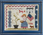SAMPLERS NOT FORGOTTEN "Fourth of July Picnic" Counted Cross Stitch Pattern, Chart, Sampler, 1776, Patriotic, Summer, Pattern Only