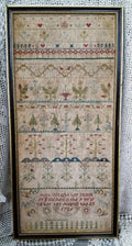 SAMPLERS NOT FORGOTTEN "Ann Wright 1726" Counted Cross Stitch Pattern, Chart, Sampler, Pattern Only
