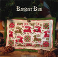 THE CALICO CONFECTIONERY "Reindeer Run!" Counted Cross Stitch Pattern, Chart, Christmas, Holidays, Pattern Only