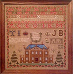 MERRY WIND FARM "Mary Inglis 1830"  Counted Cross Stitch Pattern  Scotish Reproduction Sampler  Chart, Pattern Only