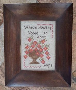 SAMPLERS NOT FORGOTTEN "Hope" Counted Cross Stitch Pattern, Chart, Pattern Only