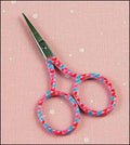 YARN TREE Red and Pink Hearts Embroidery Scissors ~ Premium Stainless Steel Scissors ~  3 3/4" Long