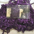 WIZARD ~ CHENILLE TRIM by Lady Dot Creates  3 Yards  Hand-Dyed Chenille  100% Cotton  Finishing  Purple  Craft Project Trim