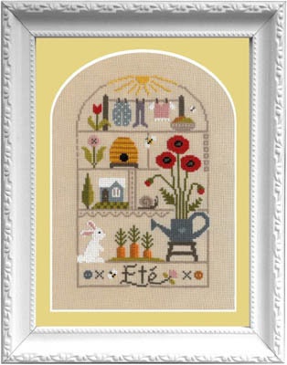 JARDIN PRIVÉ Petits Moments De L'Ete (Summer) ~ Counted Cross Stitch Pattern, Chart