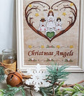 SERENITA DI CAMPAGNA "Cuori Angeli Del Natale (Angels of Christmas)" Counted Cross Stitch Pattern, Chart, Christmas, Pattern Only