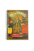 MAISON SAJOU Spiral Bound Note Book - Fil Au Chinois 1910 ~ 50 Pages Blue Notebook ~ Made in France