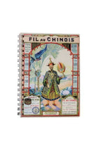 MAISON SAJOU Spiral Bound Note Book - Fil Au Chinois 1915 ~ 50 Pages Orange Notebook ~ Made in France
