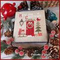 Crocette A Gogo  "Christmas Vintage Series #6 - Home For Christmas"  Counted Cross Stitch Pattern  Monthly Series, Paper Pattern