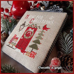 Crocette A Gogo  "Christmas Vintage Series #6 - Home For Christmas"  Counted Cross Stitch Pattern  Monthly Series, Paper Pattern