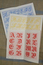 MAISON SAJOU / DMC Alphabets Cross Stitch Boxed Set 3 Albums (4-6) ~ Out of Print ~ Motifs Mainly Alphabets ~ Made in France