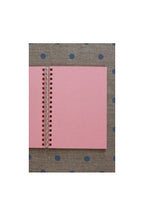 MAISON SAJOU Spiral Bound Note Book - Inspired by a Vintage Album Vongy Model ~ 50 Pages Pink Notebook ~ Made in France