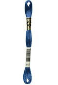 DMC Floss Color 517 "Dark Wedgewood" Embroidery Floss 2 skeins, 6 Strand Thread for Embroidery, Cross Stitch, Needlepoint, Sewing