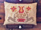 SCATTERED SEED SAMPLERS "Country Cottontails" Counted Cross Stitch Pattern, Pin Keep, Chart, Spring, Rabbits, Pattern Only