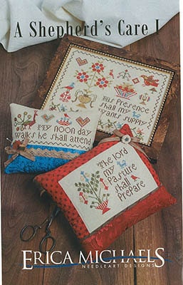 ERICA MICHAELS "A Shepherd's Care I"  Counted Cross Stitch Pattern  Chart, 3 Patterns, Pattern Only