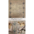 FANCY SKULLS ~ 30 ct. Linen from The Primitive Hare ~ Printed 30 count Cross Stitch Linen ~ Approximate Size 15.5" x 19.5"