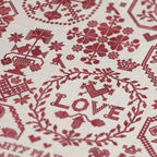 MODERN FOLK EMBROIDERY "Love & Unity: A Quaker Sampler" Counted Cross Stitch Pattern, Inspiring Words, Medallion Sampler, Pattern Only