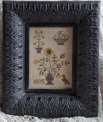 SAMPLERS NOT FORGOTTEN "Fleurs 1805" Counted Cross Stitch Pattern, Chart, Sampler, Pattern Only