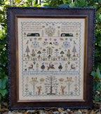 SAMPLERS NOT FORGOTTEN "Catharine Negus 1810" Counted Cross Stitch Pattern, Chart, Sampler, Pattern Only