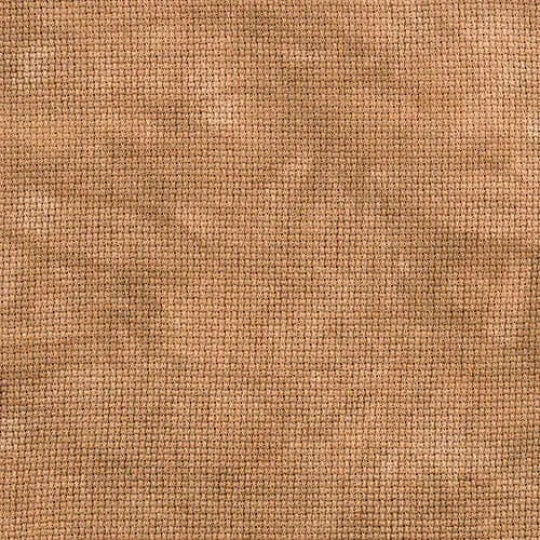 BRICK ~ 18 ct. Hand-Dyed Aida by FIBER On A WHiM  100% Cotton  18 count Cross Stitch Fabric  Zweigart Base