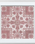 MODERN FOLK EMBROIDERY "Gloria ~ A Christmas Star" Counted Cross Stitch Pattern, Chart, Pattern Only