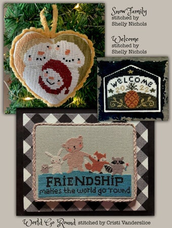 TERESA KOGUT "Flurry - 9 Designs"  Counted Cross Stitch Pattern  Winter Themes, Holidays, Christmas, Sampler, Booklet Only