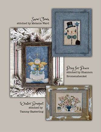 TERESA KOGUT "Flurry - 9 Designs"  Counted Cross Stitch Pattern  Winter Themes, Holidays, Christmas, Sampler, Booklet Only