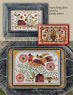 TERESA KOGUT "Love Lives Here - 9 Designs"  Counted Cross Stitch Pattern  Homes, Flowers, Trees, Pets, Sampler, Booklet Only