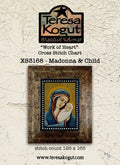 TERESA KOGUT Creative Whims "Madonna & Child"  Counted Cross Stitch Pattern  Work of Heart, Pattern Only