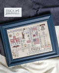 ERICA MICHAELS DESIGNS "Liberty Games"  Counted Cross Stitch Pattern  Patriotic, Americana, Game Board Design, Pattern Only