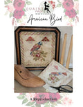 QUAINT ROSE NEEDLEARTS "American Bird" Counted Cross Stitch Pattern, Sampler, Chart, Pattern Only